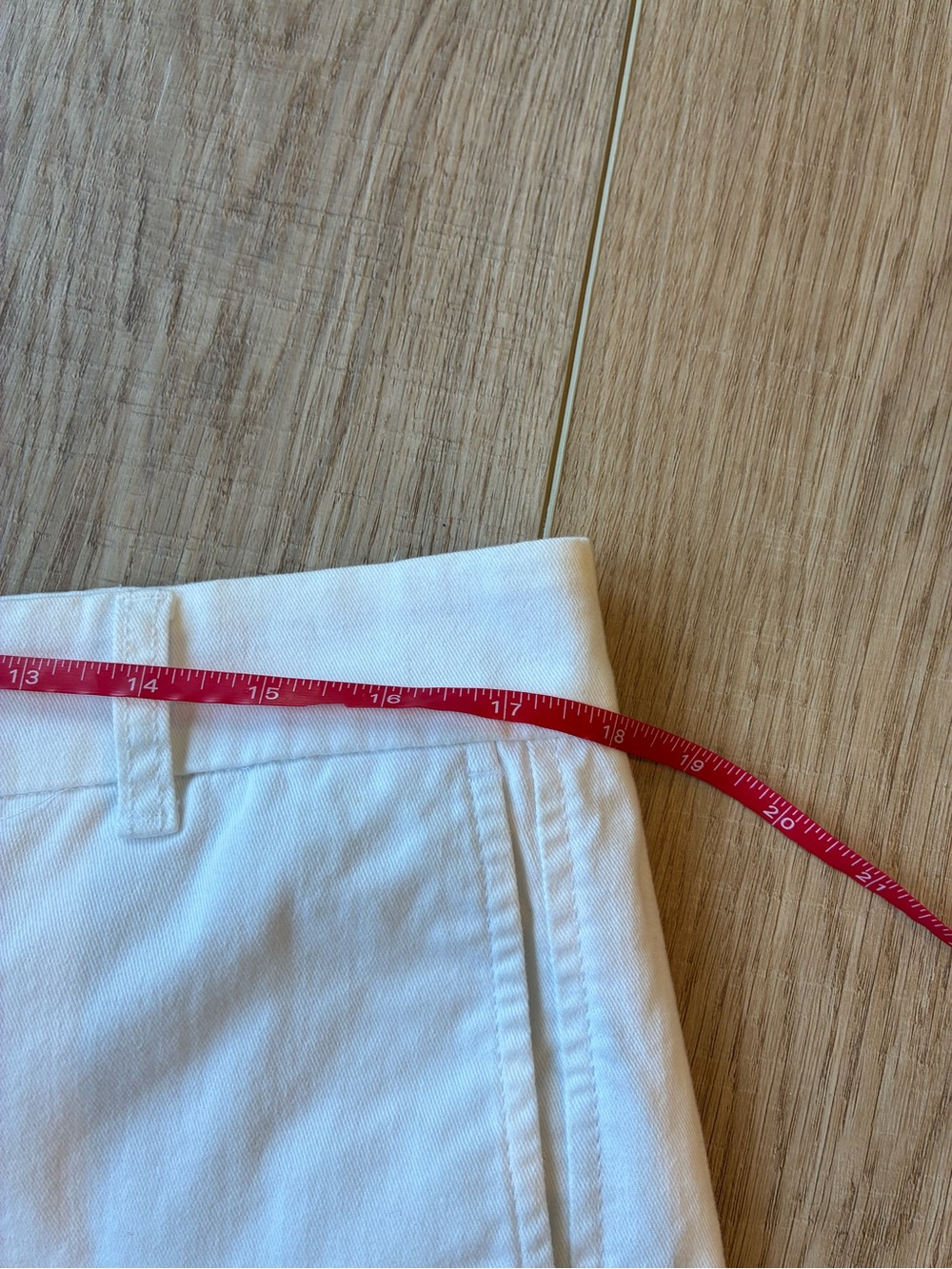 J crew Women's White cotton stretch Shorts 10 inch inseam preppy size 12 capsule - Picture 6 of 7